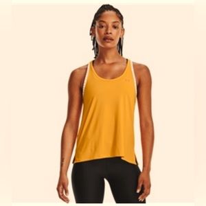 Under Armour’s Women's UA Knockout Tank in bright yellow Large